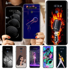 Музыкальный сон микрофон для LG K92 K62 K52 K42 K31 K22 K71 K61 K51S K41S K30 K20 G8 G8S G8X ThinQ силиконовый чехол для телефона 2024 - купить недорого