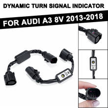 Módulo liga/desliga dianteira para carro, luz led indicadora de sinal de sinalização traseira esquerda e direita para audi a3 v8 2003-2012 2 peças 2024 - compre barato