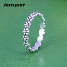 Anéis femininos de prata refinada 925, joia com margaridas, anéis de casamento, joias finas, memnão ondu0121 2024 - compre barato