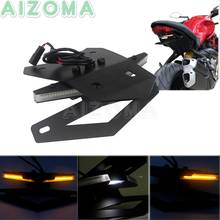 LED Tail Tidy Fender Eliminator Integrated License Plate Signal Lights Bracket For Ducati SuperSport 939 S / Monster 797 Plus + 2024 - buy cheap