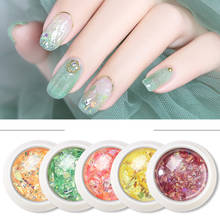 1 Box Holographic AB Nail Glitter Shell Flakes Mermaid Mirror Irregular Paillette DIY Foil Pieces Sequins Nail Art Decor 2024 - buy cheap