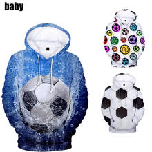 3d hoody moletom masculino e feminino moda futebol real 3d hoodies novo futebol 3d impresso meninos e meninas moletom com capuz 2024 - compre barato