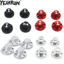 YEAHRUN 4PCS Wheel Hub Caps for 1:10 RC Crawler Axial SCX10 CC01 1.9inch Wheel Rims Adapter Upgrade Parts 2024 - buy cheap