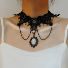 NEW lace Necklace Gothic Party Jewelry Vintage Lace Necklace for Women Accessories Choker Necklace Statement Collar Necklace 2024 - buy cheap