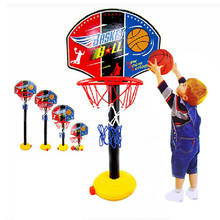 Portátil das crianças das crianças carrinho de basquete brinquedo ajustável altura cesta rack indoor & outdoor crianças inflável bola jogos brinquedo 2024 - compre barato