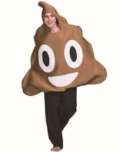 Funny Poop Cosplay Halloween Costume for adults Cartoon Man Woman Jumpsuit Carnival Party Fancy Dress Novelty Clothes Stage 2024 - buy cheap