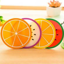 1pc Creative Cup Pads Fruit Shape Coaster Silicone Insulation Mat Hot Drink Holder Kitchen Dining Bar Table Decorations 2024 - buy cheap