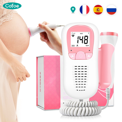 Cofoe Fetal Doppler Ultrasound Baby Heartbeat Detector Home Pregnant Doppler Baby Heart Rate Monitor Pocket Doppler Monitor 3 0m Buy Cheap In An Online Store With Delivery Price Comparison Specifications Photos And