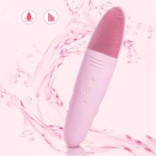 Deep Clean Silicone Facial Cleansing Brush Facial Face Massager Facial Vibrator Skin Care Tool Beauty Wash Cleansing Device 2024 - buy cheap