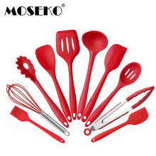 MOSEKO Silicone Spatula Heat-resistant Soup Spoon Brush Non-stick Special Cooking Shovel Kitchen Tools Kitchenware Utensil 2024 - buy cheap