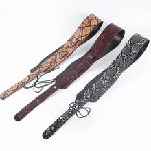 Leather Adjustable Wide Electric Acoustic Bass Thermal Transfer Guitar Strap Leather Embossed Guitar Strap 2024 - buy cheap