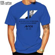 Camiseta avicii rip masculina, camiseta branca para homens tamanhos s a 2xl 2024 - compre barato