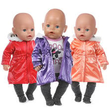 2020 New Down jacket Doll clothes Fit For 43cm zapf baby Doll clothes Reborn Babies Clothes And 17inch Doll Accessories 2024 - buy cheap