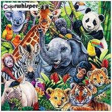 Pintura de diamante completo quadrado/redondo elefante de perfuração panda 5d daipor pintura bordado ponto de cruz arte de mosaico imagem z558 2024 - compre barato