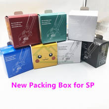 Embalagem para console de jogos gba sp, caixa de papelão opcional para gameboy advance, 7 cores 2024 - compre barato