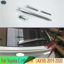 Cubierta de cuchilla de brazo de limpiaparabrisas trasero para Toyota C-HR CHR (AX10) 2019 2020, accesorios de coche ABS cromado, moldura de boquilla de recubrimiento embellecedor 2024 - compra barato