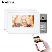 JeaTone 7"Home Wifi Tuya Monitor Video Door Phone Intercom with Multi-language+Remote APP Control+Motion Detection+Double unlock 2024 - buy cheap