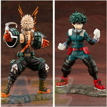 Figura de ação de my hero academia, estatueta midoriya izuku & bakugou katsuki, modelo de brinquedo, coleção de figura de anime sem caixa 2024 - compre barato