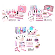 Fashion Kids Cosmetics Make Up Set Safe Washable Children's Makeup Set Box Princess Beauty Pretend Play Toys For Girl Kids Gifts 2024 - buy cheap