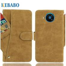 Vintage Leather Wallet For Nokia 8.3 5G Case 6.81" Flip Luxury Card Slots Cover Magnet  Phone Protective Cases Bags 2024 - buy cheap