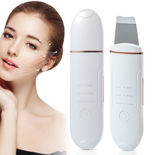 Ultrasonic Skin Scrubber Blackhead Remover Face Scrubber Cleanser Facial Pore Cleaner Face Lifting USB Face Skin Scraper 2024 - buy cheap