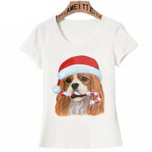 Camiseta estampa de cachorro imperdível, camiseta casual fofa de manga curta para meninas, camisetas brancas e engraçadas 2024 - compre barato