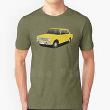 Vaz-2101-Lada-camiseta amarilla de algodón para hombre, camisa de S-6Xl, Lada 1200, Vaz 1200, Zhiguli, coches rusos, coches clásicos, 2101 2024 - compra barato