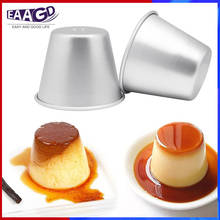 Moldes individuais para pudim, mini copos de pudim de alumínio, antiaderente, molde para doces, utensílios para cozinhar bolos, 1 peça 2024 - compre barato