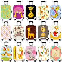 Cubierta protectora de equipaje elástica, funda protectora para maleta de 18-32 pulgadas, accesorios de viaje Xl, jirafa y Minnie 2024 - compra barato