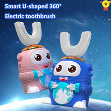 Intelligent 360 Degrees Automatic Electric Toothbrush Sonic U type Teeth Blu-ray clean Xiomi Kids Cartoon Pattern Tooth Brush 2024 - buy cheap