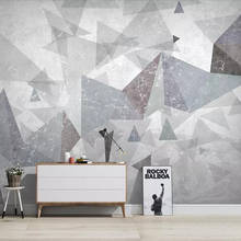 Milofi custom 3D wallpaper mural modern minimalist abstract solid geometry living room background wall painting wallpaper 2024 - buy cheap