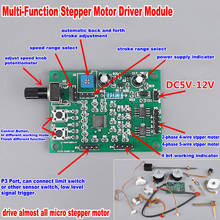 DC 5V-12V 6V Stepper Motor Driver Mini 2-phase 4-wire 4-phase 5-wire Multifunction Step Motor  Speed Controller Module Board 2024 - buy cheap