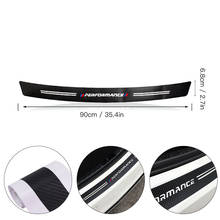 34.5" Trunk Carbon Fiber Texture Bumper Guard Decor Sticker/ strip Trim For BMW Styling Mouldings Car Bumper Protector Dropship 2024 - buy cheap