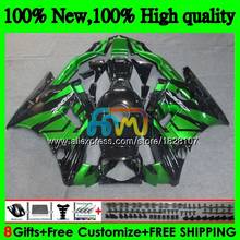 Negro verde + Kit de tanque para HONDA CBR600FS CBR 600F3 95 96 97 98 3BS.115 CBR 600 FS CBR600 F3 CBR600F3 1995, 1996, 1997, 1998 carenado 2024 - compra barato