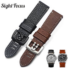 23mm Genuine Leather Watch Strap For Luminox 8821 3051 Watch band For Citizen AT8020 JY8078 Watchbands for Tissot Mido Blancpain 2024 - buy cheap