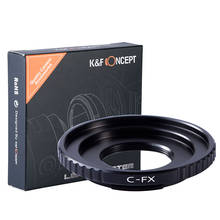K & F Concept адаптер для С-образное крепление для объектива камеры наружного наблюдения, Fujifilm X-Pro2 M1 T20 CCTV X-T2 X-M2 камера X-T20 X-T3 X-30 X-E1.X-T1 2024 - купить недорого