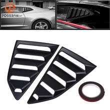 Possbay capa para janela traseira de carro, 1/4 quartos, persianas, para chevrolet camaro coupe, autobiles, adesivos de janela traseira do carro 2024 - compre barato