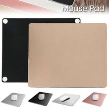 Mousepad antiderrapante de liga de alumínio, 23*18 tapete para mouse de jogos para computador, pc, notebook, alfombrilla raton 2024 - compre barato