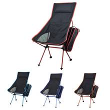 Silla plegable portátil de tela Oxford para acampar, asiento para Festival de pesca, Picnic, barbacoa, taburete de playa con bolsa 2024 - compra barato