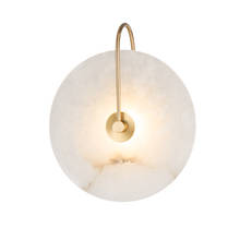 Современная светодиодная настенная лампа в скандинавском стиле, минималистичные круглые светильники для гостиной, спальни, прикроватного столика, ванной, ресторана, кухни 2024 - купить недорого