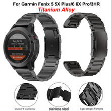 Smart Watch Straps Lighter Harder Titanium Alloy Quick Release Wristbands For Garmin Fenix 7 7X 5X 5 Plus 6 6X Pro 3HR Bracelet 2024 - buy cheap