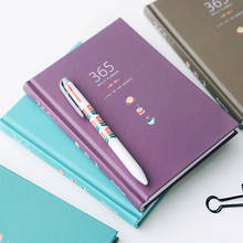 Capa de papelaria pessoal, diário para caderno, 365 dias, programação semanal de escritório, fofo, coreano, 2020 2024 - compre barato