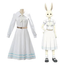 Beastars Cosplay Costume Haru Lolita Dress Skirt Women School Uniform White Rabbit Girls Japanese Anime Cosplay Uniform Outfit 2024 - buy cheap