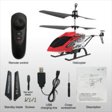 Helicóptero RC de 2,4G con luz LED para niños, cuadricóptero con Control de Radio, altura fija, recargable, aleación, ABS, Juguetes 2024 - compra barato