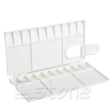 Hot 25 Grids Large Art Paint Tray Artist Oil Watercolor Plastic Palette White 2024 - buy cheap