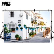 Dawnknow street view fotografia fundo branco edifício fotográfico backdrops casamento photo studio crianças photocall lv1863 2024 - compre barato