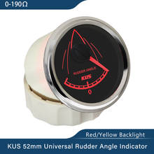 KUS Waterproof 2" Rudder Angle Indicator Gauge 12/24V With KE41000 Marine Rudder Sensor 2024 - buy cheap