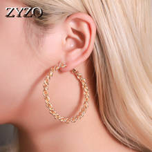 ZYZQ Fashion Modern Popular Accessories Luxury Personality Loop Hoop Earrings Wholesale Lots&BUlk Party Jewelry Earrings 2024 - buy cheap