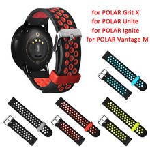 Correa de silicona para Polar Ignite, pulsera de repuesto para reloj inteligente, accesorio para Polar Unite/Vantage M/Grit X 2024 - compra barato