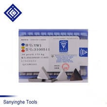 Sanyinghe-inserto de carburo de tungsteno indexable, 30 unidades por lote, YW1 3100511, hecho en china, gran oferta 2024 - compra barato